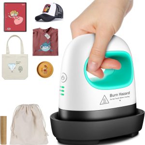 61bPNoZSibL._AC_SL1500_.jpg MEFINE Mini Heat Press - Green and White